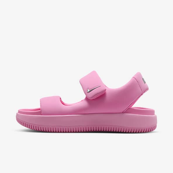 Nike rosas chanclas sales